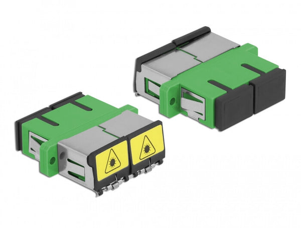 DeLOCK 86892 fiber adapter SC/SC 1 stk Grøn