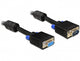 DeLOCK 15m VGA Cable VGA kabel VGA (D-Sub) Sort