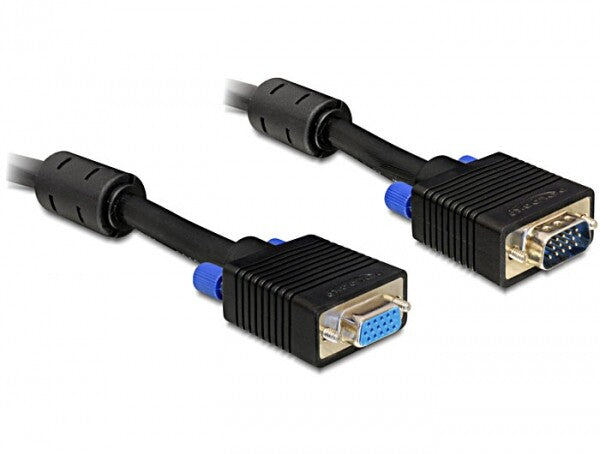 DeLOCK 15m VGA Cable VGA kabel VGA (D-Sub) Sort