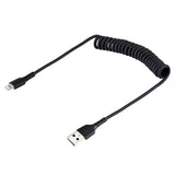 StarTech.com RUSB2ALT50CMBC Lightning kabel 0,5 m Sort