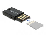 DeLOCK 91603 kortlæser USB 2.0 Sort