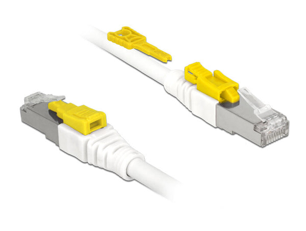 DeLOCK 85330 netværkskabel Hvid 0,5 m Cat6a S/FTP (S-STP)