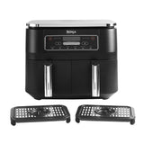 Ninja AF300 Dobbelt 7,6 L Enkeltstående 2470 W Varmluftsteger Sort