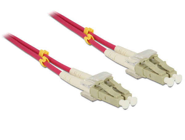 DeLOCK LC - LC, 3m InfiniBand og fiberoptisk kabel Violet