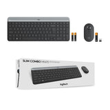 Logitech 920-009204 tastatur Mus inkluderet Universel RF trådløst QWERTY US International Grafit