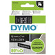 DYMO Ægte D1-etiketter | Hvid skrift på sort tape | 12 mm x 7 m | Selvklæbende etiketter til LabelManager-mærkningsmaskiner | Fremstillet i Europa