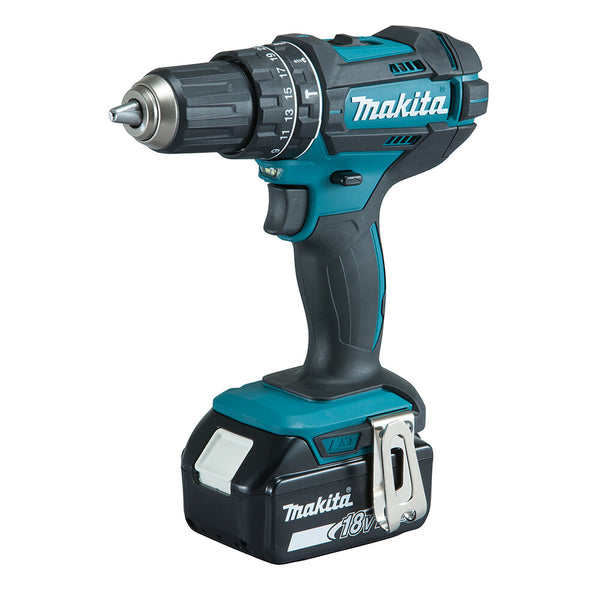 Makita DHP482RFX9 Akku-Schlagbohrschrauber 18V 1900 rpm Nøglefri 1,5 kg Sort, Grøn