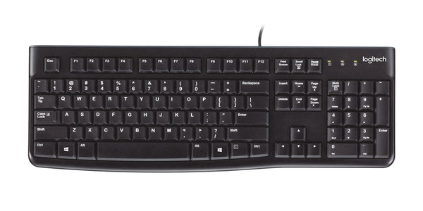 Logitech Keyboard K120 for Business tastatur Universel USB QWERTY Engelsk Sort