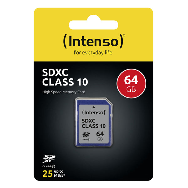 Intenso 3411490 hukommelseskort 64 GB SDXC Klasse 10