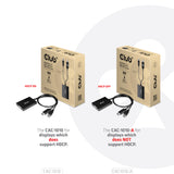 CLUB3D CAC-1010-A videokabel adapter 0,6 m DisplayPort DVI-D + USB Sort