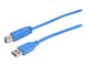 Prokord USB-0068 USB-kabel USB 3.2 Gen 1 (3.1 Gen 1) 3 m USB A USB B Blå
