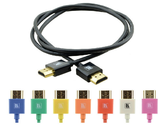 Kramer Electronics 0.6m HDMI m/m HDMI-kabel 0,6 m HDMI Type A (Standard) Sort