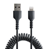 StarTech.com RUSB2ALT1MBC Lightning kabel 1 m Sort