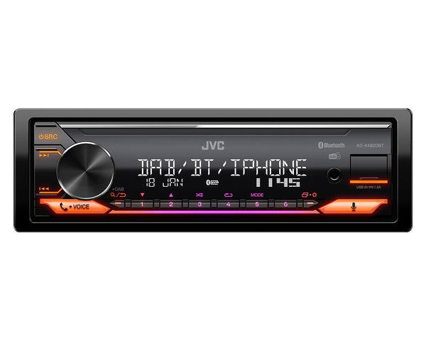 JVC KD-X482DBT Sort 200 W Bluetooth