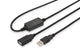 Digitus DA-73100-1 USB-kabel USB 2.0 10 m USB A 0,48 Gbit/sek. Sort