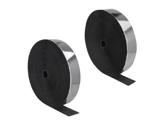 DeLOCK 20862 velcro lynlås Nylon, Polyester Sort