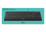 Logitech K280E Pro f/ Business tastatur Kontor USB QWERTY US International Sort