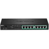 Trendnet TPE-TG84 netværksswitch Ikke administreret Gigabit Ethernet (10/100/1000) Strøm over Ethernet (PoE) Sort
