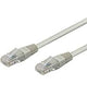 Goobay CAT 6-100 UTP Grey 1m netværkskabel Grå