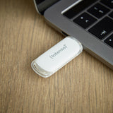 Intenso Flash Line USB-nøgle 128 GB USB Type-C 3.2 Gen 1 (3.1 Gen 1) Hvid