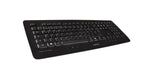 CHERRY DW 5100 tastatur Mus inkluderet Universel RF trådløst AZERTY Belgisk Sort