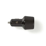 Nedis CCPD30W100BK oplader til mobil enhed Smartphone Sort Cigartænder Hurtig opladning Automatisk