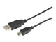 Prokord USB-0012 USB-kabel USB 2.0 0,5 m USB A Mini-USB B Sort