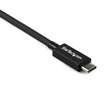 StarTech.com TBLT34MM80CM Thunderbolt kabel 0,8 m 40 Gbit/sek. Sort