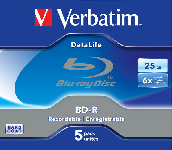 Verbatim DataLife 6x BD-R 25 GB 5 stk