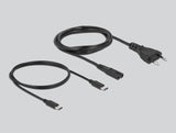 DeLOCK 41453 oplader til mobil enhed Universel Sort Vekselstrøm Indendørs