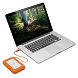 LaCie Rugged USB-C ekstern harddisk 5 TB USB Type-C 3.2 Gen 1 (3.1 Gen 1) Grå, Gul