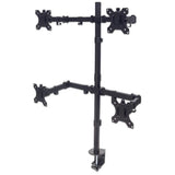 Manhattan 461566 skærmbeslag og -stativer 81,3 cm (32") Skrivebord Sort