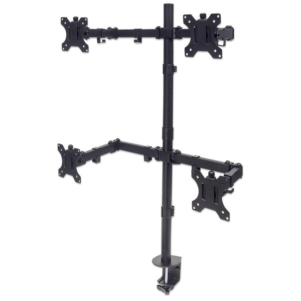 Manhattan 461566 skærmbeslag og -stativer 81,3 cm (32") Skrivebord Sort