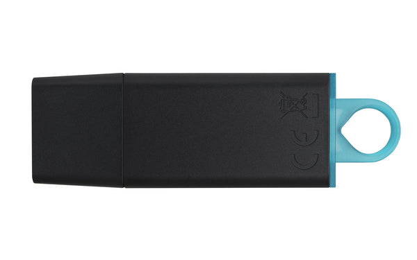 Kingston Technology DataTraveler Exodia USB 3.2 Flash-drev (sort + turkis) - 2 stk