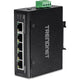 Trendnet TI-E50 netværksswitch Ikke administreret Fast Ethernet (10/100) Sort
