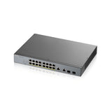 Zyxel GS1350-18HP-EU0101F netværksswitch Administreret L2 Gigabit Ethernet (10/100/1000) Strøm over Ethernet (PoE) Grå