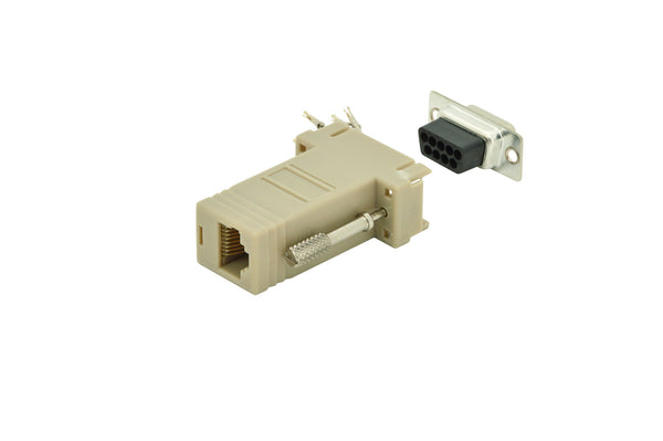 Digitus AK-610517-000-I kabel kønsskifter RS-232 RJ-45 Beige
