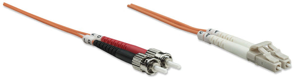Intellinet 3.0m LC-ST M/M InfiniBand og fiberoptisk kabel 3 m Orange