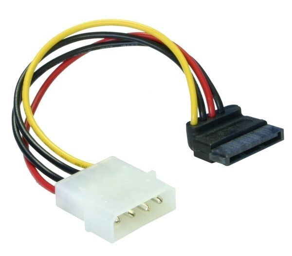 DeLOCK Cable Power SATA HDD > 4pin male – angled Flerfarvet 0,15 m