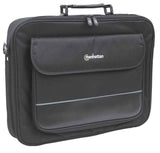 Manhattan 421560 taske og etui til laptop 43,2 cm (17") Mappe Sort