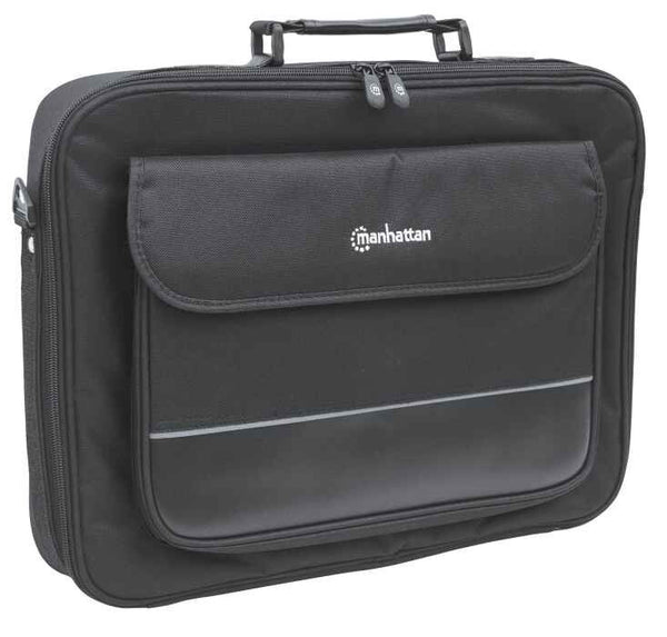 Manhattan 421560 taske og etui til laptop 43,2 cm (17") Mappe Sort