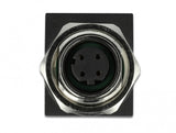 DeLOCK 66312 kabel kønsskifter M12 RJ45 Sort