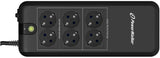PowerWalker VFD 600 APFC UPS-enhed Standby (offline) 0,6 kVA 300 W 6 AC stikkontakt(er)