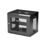 StarTech.com RK9WALM stativ 9U Vægmonteret stativ Sort