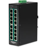 Trendnet TI-PG160 netværksswitch Ikke administreret Gigabit Ethernet (10/100/1000) Strøm over Ethernet (PoE) Sort