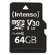 Intenso 3433490 hukommelseskort 64 GB MicroSDXC UHS-I Klasse 10