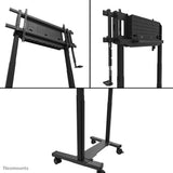 Neomounts FL55-975BL1 multimedie vogn & stand Sort Fladt panel Multimedie kurv/trolley