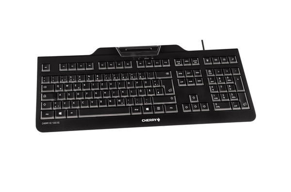 CHERRY KC 1000 SC tastatur Kontor USB QWERTY US engelsk Sort