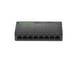 Lanberg DSP1-1008 netværksswitch Ikke administreret Gigabit Ethernet (10/100/1000) Sort, Grå