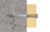 Fischer 50112 skrueanker og vægudtag 25 stk Vægstik 60 mm